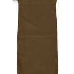 Gucci  Brown‎ Canvas Drawstring Dust Bag Travel Storage Pouch 17x7 Inches Luxury Photo 0