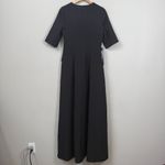 Kay Unger  Davina Walk Thru Jumpsuit Women's 6 Black Formal Cocktail Party NWT Photo 11