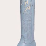 Blue Knee High Cowboy Boots Size 8.5 Photo 5