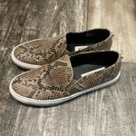Steve Madden Brown Snake Print Women’s Slip-On Shoes Size 9 Photo 2