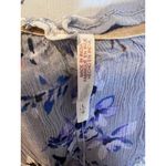 Free People Marney Mini Dress Large Floral Printed Puff Sleeve Western Romantic Photo 10