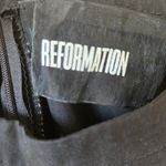 Reformation  Black Tiered Ruffled Pants Size large Photo 2