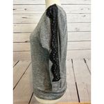 Self Esteem  Shirt Pullover Blouse Lace Gray XS Extra Small Womens‎ Rayon Photo 3