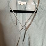 Silence + Noise Urban Outfitters  Mayfair Plunge Surplice Top Sage Size Small Photo 4