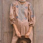 Anthropologie By Embroidered Tunic Mini Dress Photo 4