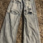 American Eagle  highest rise baggy distressed jeans size 6 Photo 1