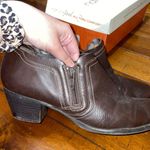 Natural Soul All-Thru Comfort Kasta Brown Booties Size 8 Photo 1