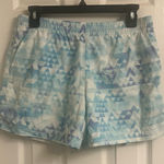 Columbia  Light Blue Patterned Women's Athletic Shorts Photo 0