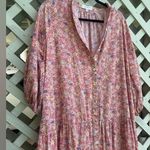 Mable floral midi dress Pink Size M Photo 1