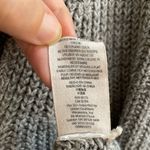 Free People Take Me Over V-Neck Sweater Oversized Knit Distressed Gray Size XS/S Photo 10