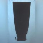 Lulus FOXY strapless maxi black non slip bodice front side high slit NEW size XS Photo 2