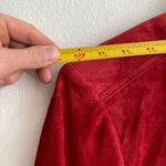 Valerie Stevens  Women's Leather Red Motto Jacket - Large Photo 7