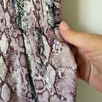Free People Movement Snake Print Smocked Waist Shorts Purple Lavender Size Large Photo 4