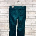 Christopher Blue Madison High Rise Straight Leg Corduroy Jeans in Green Size 16 Photo 6