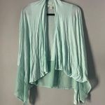 Miami  waterfall Light Green cardigan size M Photo 0