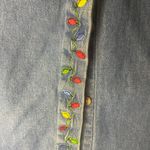 Elegant Denim Button Down Shirt for Women Blue Size XL Photo 3