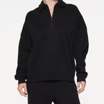 SKIMS  Cotton Fleece Oversized Quarter Zip Pullover - XS Photo 0
