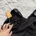 Kona Sol NWT  Womens Size Large Black Tankini Top Summer Beach Bathing Suit Photo 9