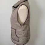 Staccato Stitch Fix  gray herringbone vest size medium Photo 7