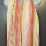 Vivante by VSA Scarf Womens One Size Multicolor Striped Organic Cotton Wrap Photo 0