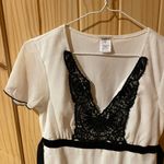 Studio Y  Chic White and Black Lace Top size small Photo 2