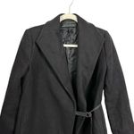 ZARA Women's Sz S Black Long Sleeve Jacket Coat D Link Lined Heavy Winter Photo 1