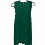 Sézane Paris Philippine Green Pleated Ruffle Mini Dress size 34 (2 US) XS Photo 4