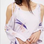 Free People NWOT Clear Skies Cold Shoulder Tunic Top Dress Lilac Photo 3