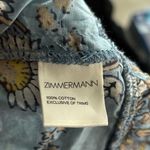 Zimmermann nwot  cotton Floral Blue Ruffle Dress Photo 9