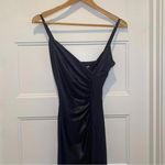 Chiara Boni ✨SALE La Petite Robe Black Marghetta Ruched Maxi Dress Gown Sz 2 Photo 2