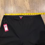 Vince Camuto NWT Plus Size Slim Fit Flare Pants Black 14W Style #: 92622317 Photo 5