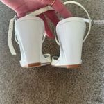 Jeffrey Campbell White Open Toe Wedge Ankle Strap Sandals 8 Photo 4