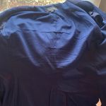 Talbots Navy Blue Eyelet Lace Lightweight Blazer Jacket Women’s Size 4 Small Photo 5