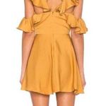 Lovers + Friends Deep Gold Trophy Dress Photo 2