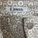 D. Jeans  White Geometric Women's Skinny Jeans Photo 2