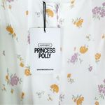 Princess Polly NWT  Floral Maxi Dress Eco Viscose White Size 4 Photo 9