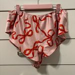 Victoria's Secret Victoria’s Secret Chalk Rose Bow Satin Pajamas Photo 6