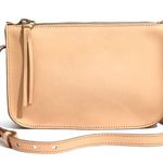 Madewell Nude Leather Simple Crossbody Bag Tan Photo 0