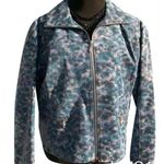  Chicos 3 Leather Suede Jacket Top Lined Front Zip Textured $298 NWoT Photo 0