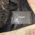 YSL Emmanuele chain fringe bag Black Photo 5