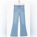 7 For All Mankind Dojo Tailorless Wide Leg Flare Jeans Light Wash Size 29 NWT Photo 2