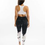 Zyia Black Watercolor Ombre Summit Hi-Rise 7/8 Leggings Sz.16-18 NWT Photo 1