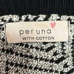 Marks & Spencer Per Una Grey Knit Striped Pullover Poncho Sweater Top Cape Sz S Photo 2