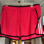 Adidas  Women's Pink Athletic Shorts with Black Trim Sz M Photo 0