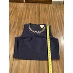 Eliza J mettalic stripe jacquard Embellished faille Rhinestone top & skirt set 6 Photo 6