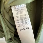 Pilcro Anthropologie  Oversized Quilted Colorblock Jacket Moss Green XL Photo 6