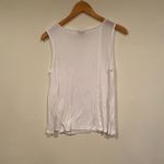 Theory  Medina‎ Modal Tank Size S White Layered Revolve Photo 4
