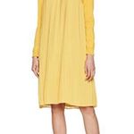 English Factory gorgeous yellow dress half sweater size S Photo 0