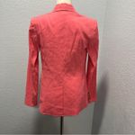 ALC Frank A.L.C. Size 0 Coral Donovan Linen Blend Blazer Jacket Preppy Heritage Old Money Photo 3