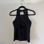 Athleta Maldives High Neck Tankini Swim Top Black 34B 34C Photo 3